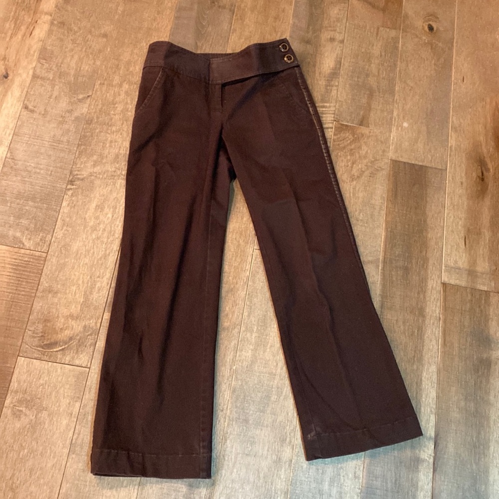 Robert Rodriguez brown tuxedo style pants size 0